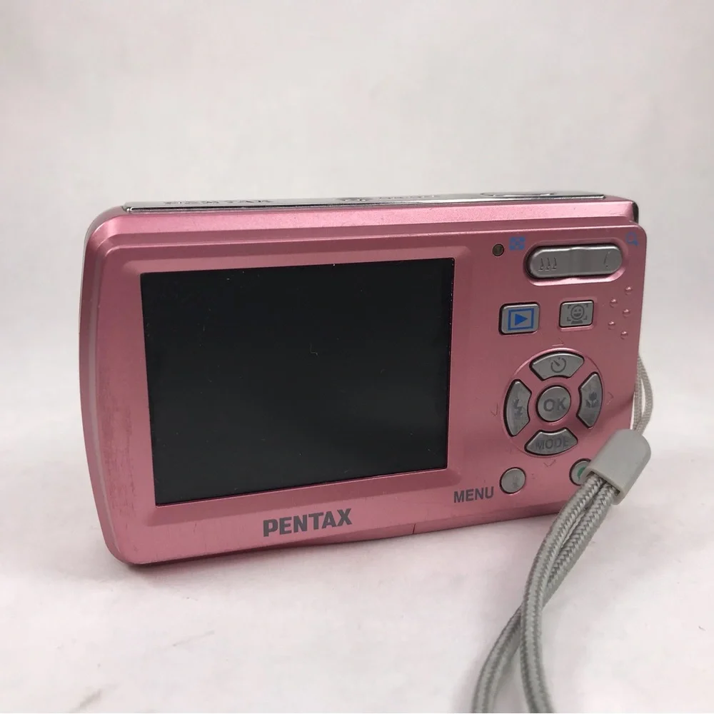 Pentax Optio E60 10.1 MP Digital Camera Pink NOT WORKING